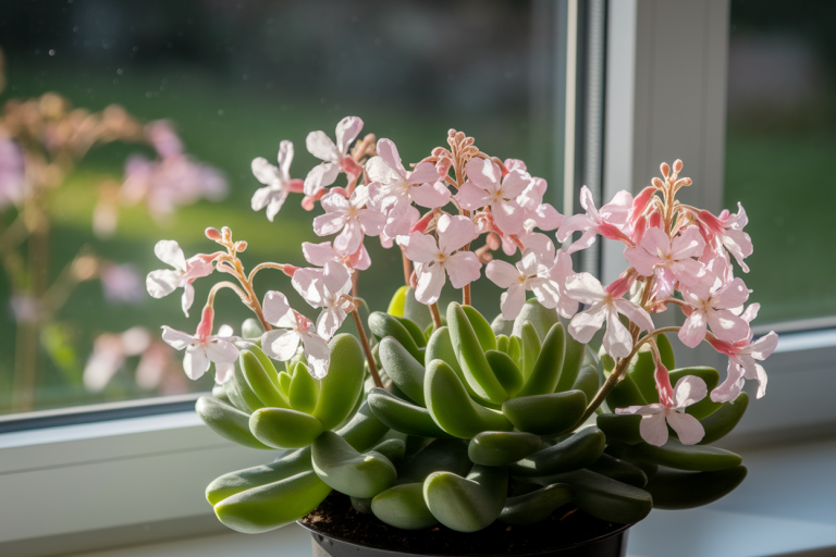Arbre de Jade en Fleur : Guide de Floraison et Entretien