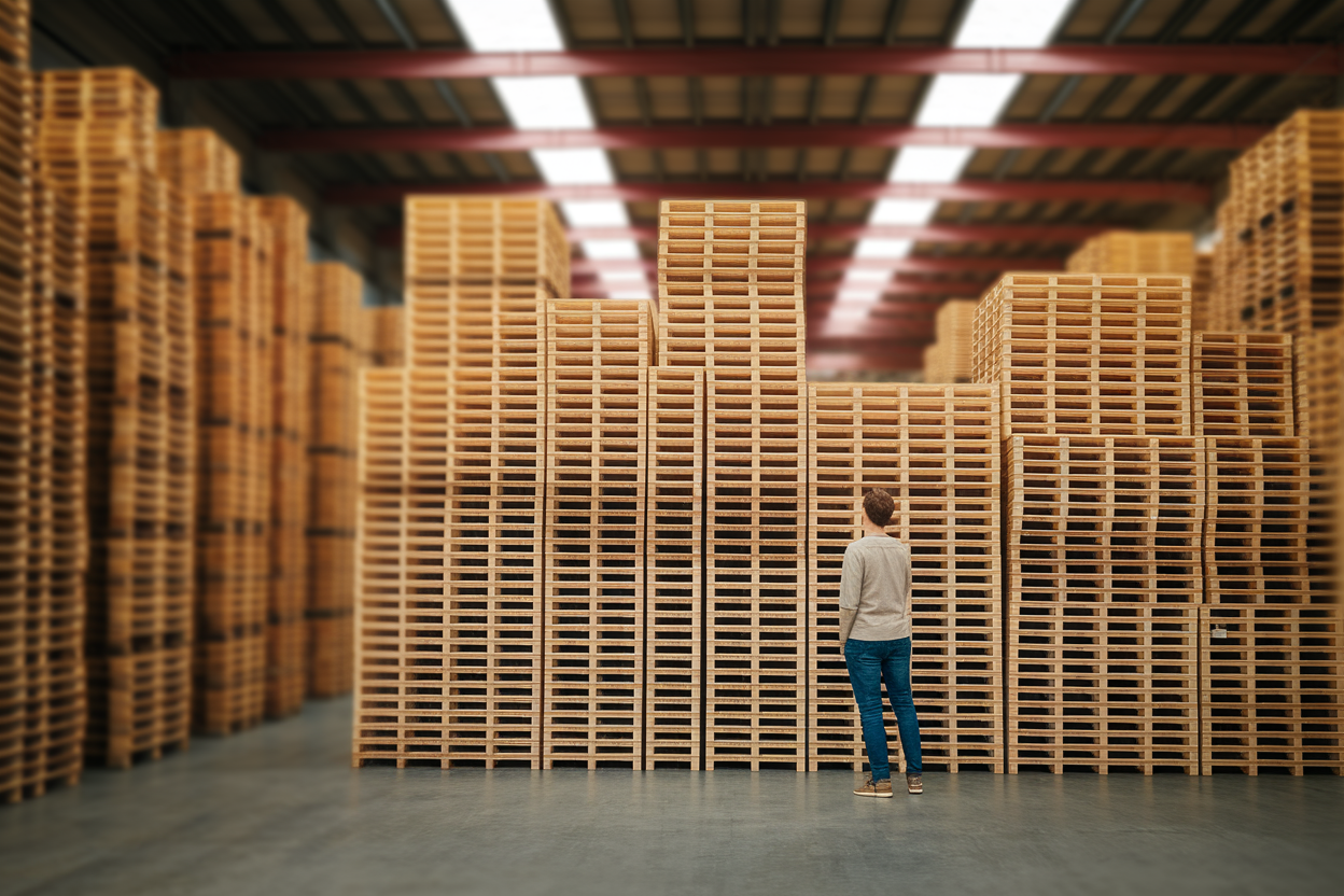 personne-entrepot-palettes-empilees